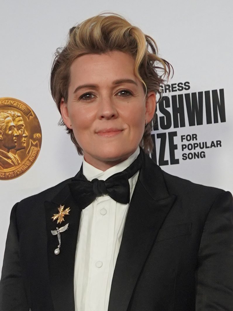 Brandi Carlile — Red carpet photos form the 2024 Library of Congress Gershwin Price concert with recipients Elton John and Bernie Taupin.
