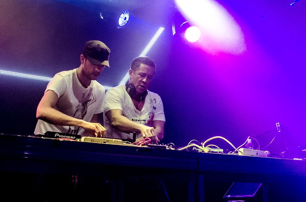 Cosmic Gate — Cosmic Gate performing at the Republik in Honolulu, Hawaii. Photo by Peter Chiapperino