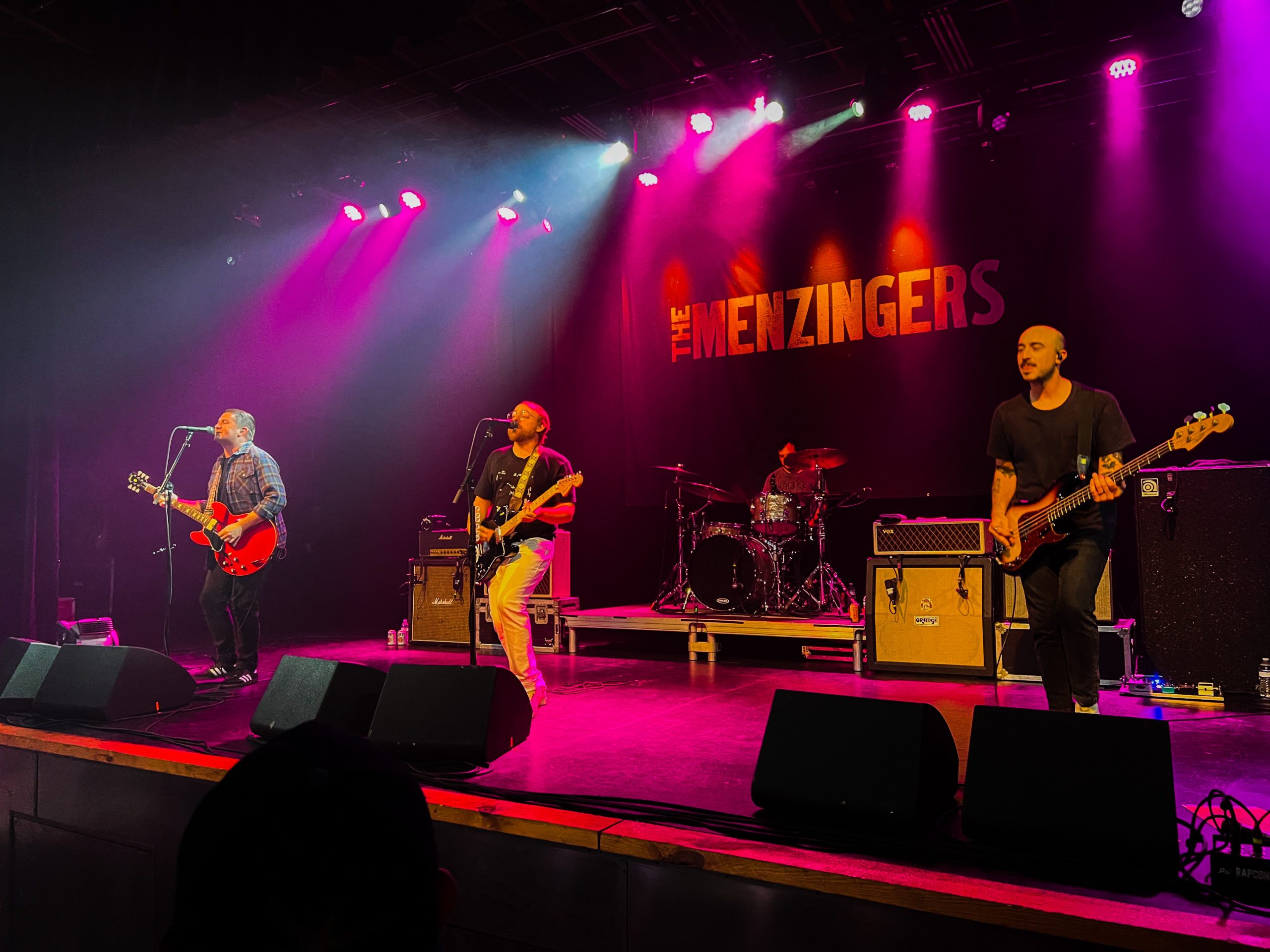 The Menzingers — American punk rock band the Menzingers performing at the Mill & Mine music venue in Knoxville, Tennessee, U.S., dated August 18, 2023