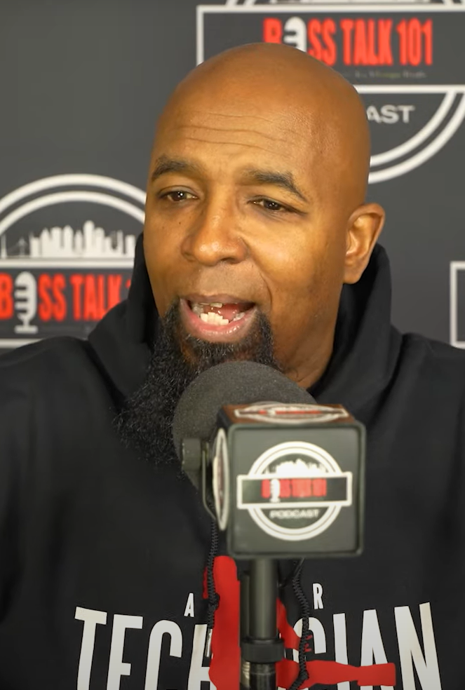 TECH N9NE — Rapper Tech N9ne in a 2025 interview with Boss Talk 101