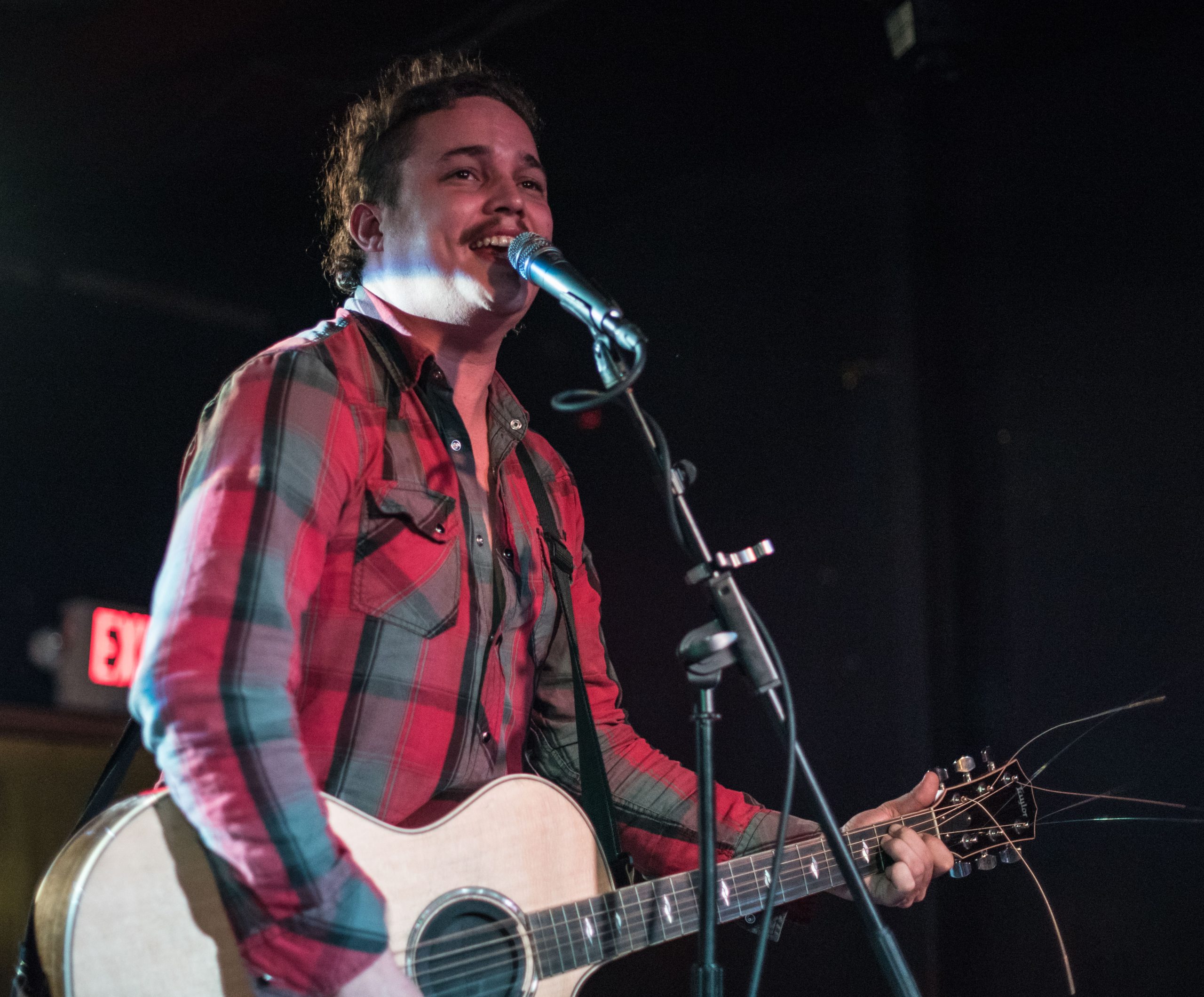 The Yawpers — Nate Cook of The Yawpers, Rock & Roll Hotel (Washington DC), December 2015.